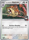 Pokemon Team Rocket's Raticate - 148/182 148/182 SV10: Destined Rivals Reverse Holofoil