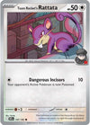 Pokemon Team Rocket's Rattata 147/182 SV10: Destined Rivals Normal