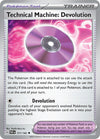 Pokemon Technical Machine: Devolution 177/182 SV04: Paradox Rift Reverse Holo