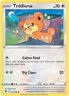Pokemon Teddiursa 122/189 SWSH10: Astral Radiance Normal