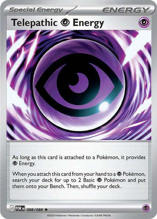 Pokemon Telepathic Psychic Energy 088/088 ME03: Perfect Order Reverse Holo - EternaCards