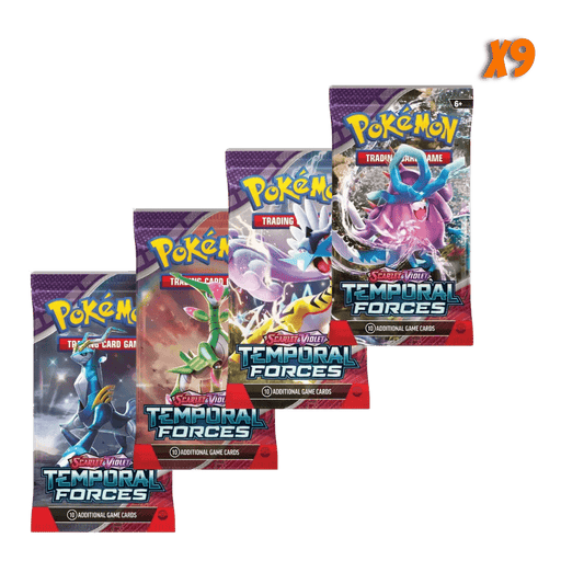 Pokemon Temporal Forces Pack Bundle (9 Packs) - EternaCards