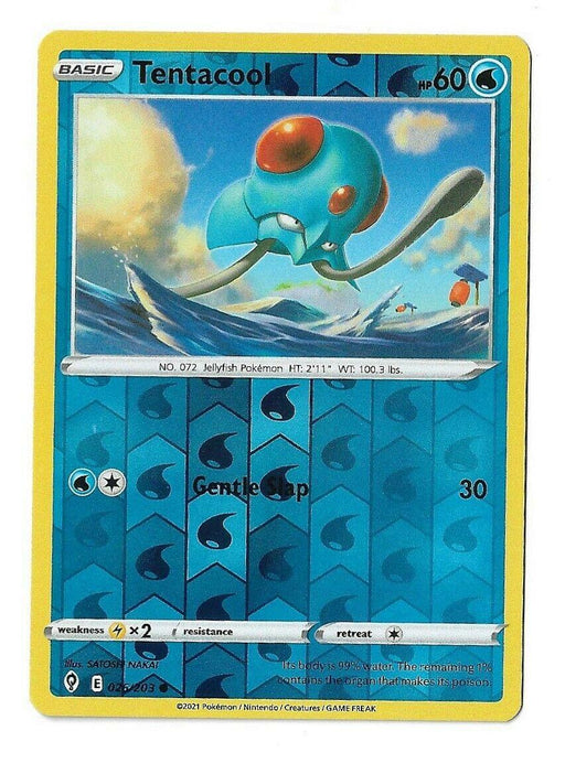 Pokemon Tentacool 026/203 SWSH07: Evolving Skies Normal - Eterna Cards