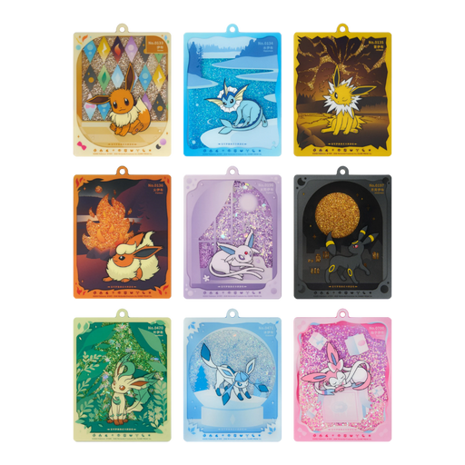 Pokemon Terastal Grand Crystal Gathering Eeveelutions Badge Set Blind Box (Simplified Chinese) - EternaCards