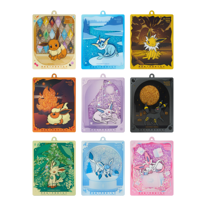 Pokemon Terastal Grand Crystal Gathering Eeveelutions Badge Set Blind Box (Simplified Chinese) - EternaCards