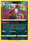 Pokemon Thievul 105/203 SWSH07: Evolving Skies Reverse Holo
