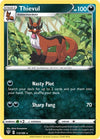 Pokemon Thievul 113/189 SWSH03: Darkness Ablaze Reverse Holo