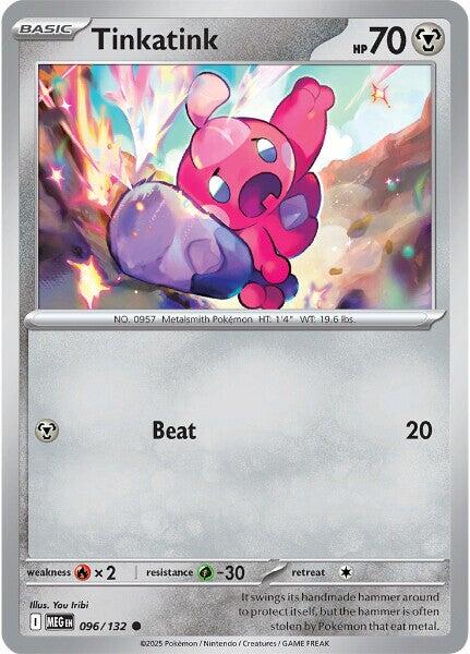 Pokemon Tinkatink 096/132 ME01: Mega Evolution Normal - EternaCards