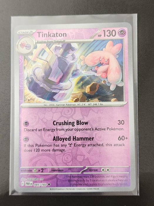 Pokemon Tinkaton 085/182 SV04: Paradox Rift Normal - Eterna Cards