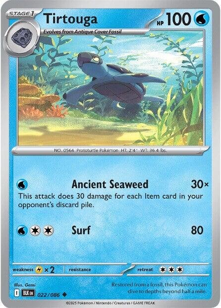 Pokemon Tirtouga 022/086 SV: Black Bolt Normal - EternaCards