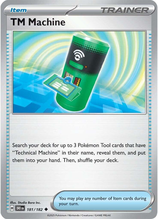 Pokemon TM Machine 181/182 SV10: Destined Rivals Reverse Holo - EternaCards