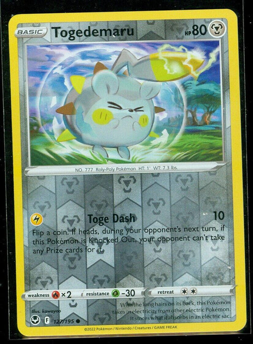 Pokemon Togedemaru 127/195 SWSH12: Silver Tempest Normal - Eterna Cards