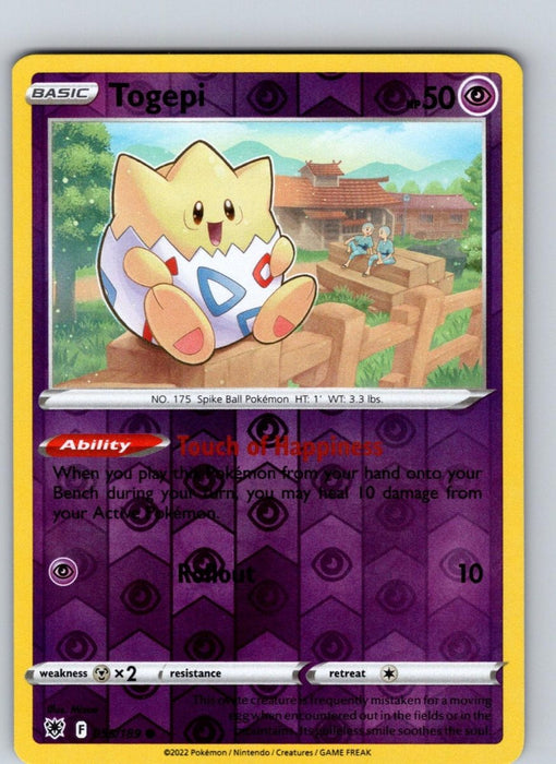 Pokemon Togepi 055/189 SWSH10: Astral Radiance Normal - Eterna Cards