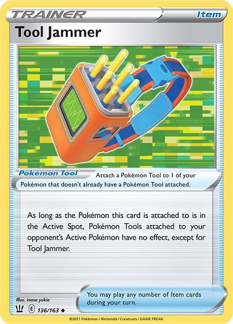 Pokemon Tool Jammer 136/163 SWSH05: Battle Styles Reverse Holo - EternaCards