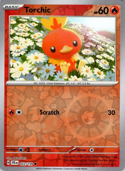Pokemon Torchic 022/159 SV09: Journey Together Normal - Eterna Cards