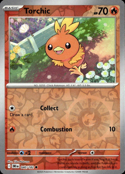 Pokemon Torchic 040/182 SV10: Destined Rivals Normal - Eterna Cards