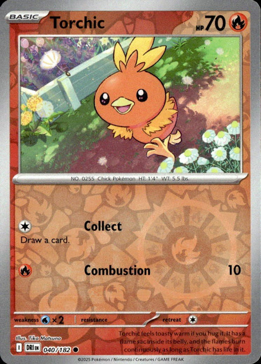 Pokemon Torchic 040/182 SV10: Destined Rivals Normal - Eterna Cards