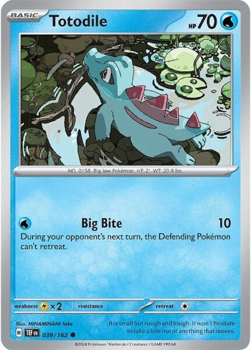 Pokemon Totodile 039/162 SV05: Temporal Forces Normal - EternaCards
