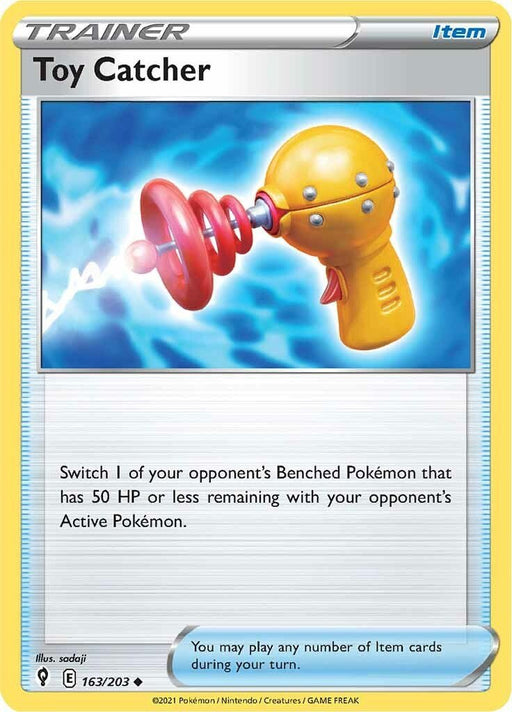 Pokemon Toy Catcher 163/203 SWSH07: Evolving Skies Reverse Holo - EternaCards