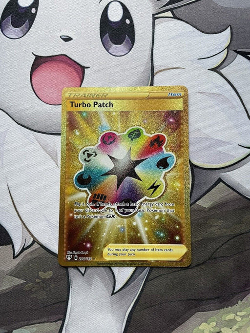 Pokemon - Turbo Patch - 200/189 - SWSH Darkness Ablaze - Secret Rare - EternaCards