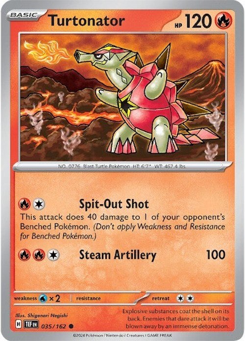 Pokemon Turtonator 035/162 SV05: Temporal Forces Normal - EternaCards
