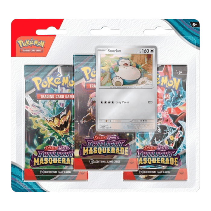 Pokemon Twilight Masquerade 3 - Pack Blister (Revavroom/Snorlax) - EternaCards