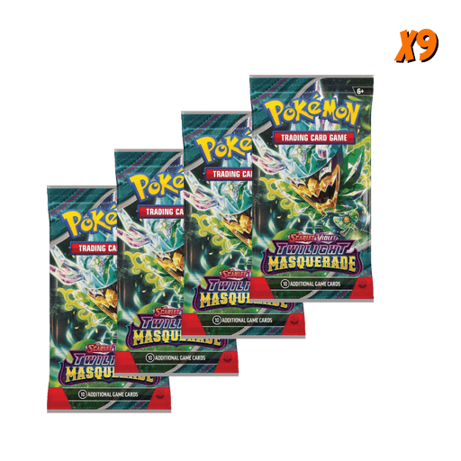 Pokemon Twilight Masquerade Booster Pack Bundle (9 Packs) - EternaCards