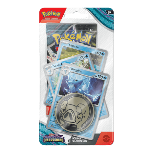 Pokemon Twilight Masquerade Premium Checklane Blister (Kingdra/PorygonZ) - EternaCards