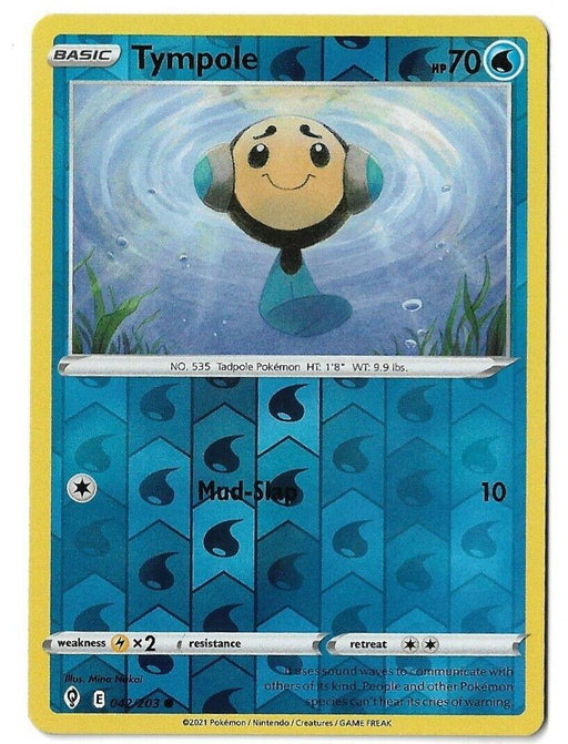 Pokemon Tympole 042/203 SWSH07: Evolving Skies Normal - Eterna Cards