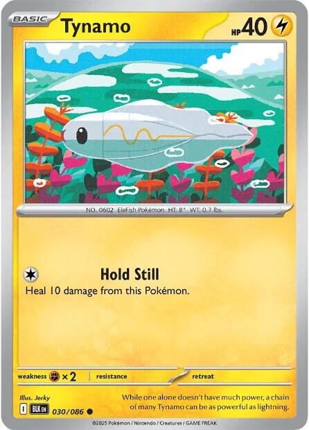 Pokemon Tynamo 030/086 SV: Black Bolt Normal - EternaCards