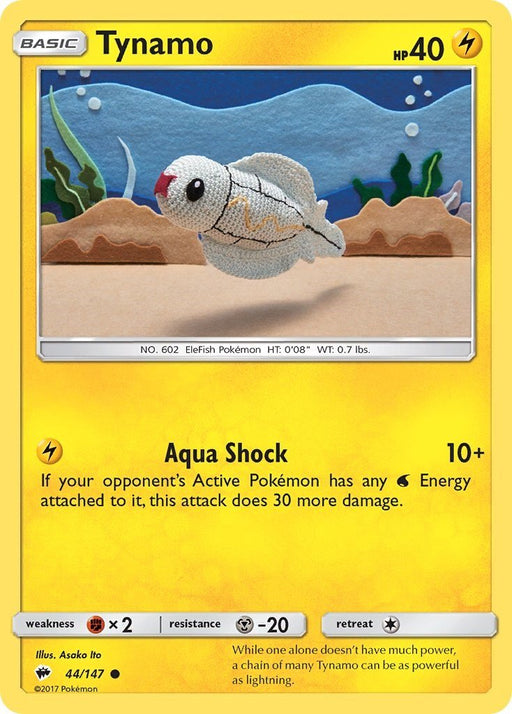 Pokemon Tynamo 44/147 SM - Burning Shadows Normal - Eterna Cards