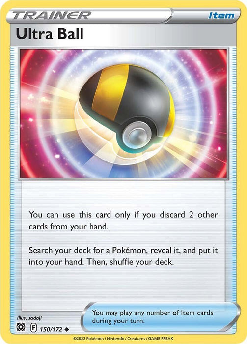 Pokemon Ultra Ball 150/172 SWSH09: Brilliant Stars Reverse Holo - EternaCards