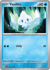Pokemon Vanillite 043/182 SV04: Paradox Rift Reverse Holo
