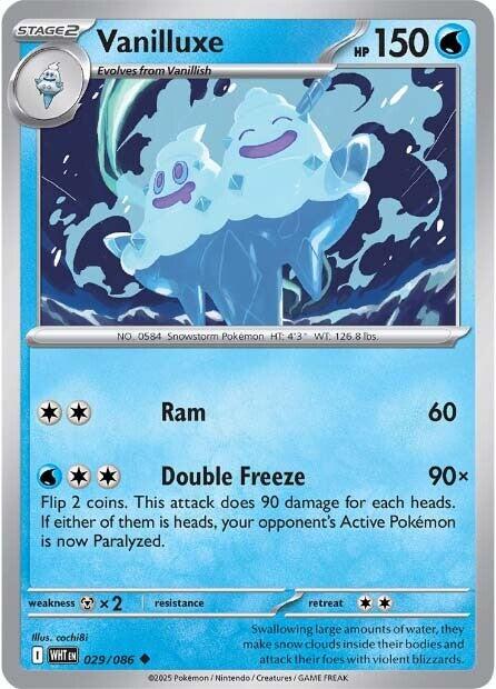 Pokemon Vanilluxe 029/086 SV: White Flare Normal - EternaCards
