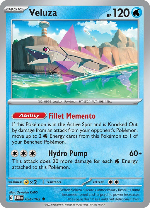Pokemon Veluza - 054/182 054/182 SV04: Paradox Rift Normal - EternaCards