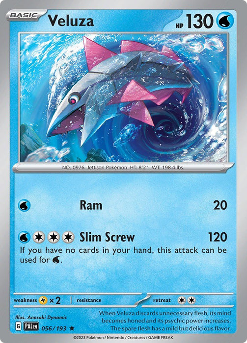 Pokemon Veluza - 056/193 056/193 SV02: Paldea Evolved Holo - EternaCards