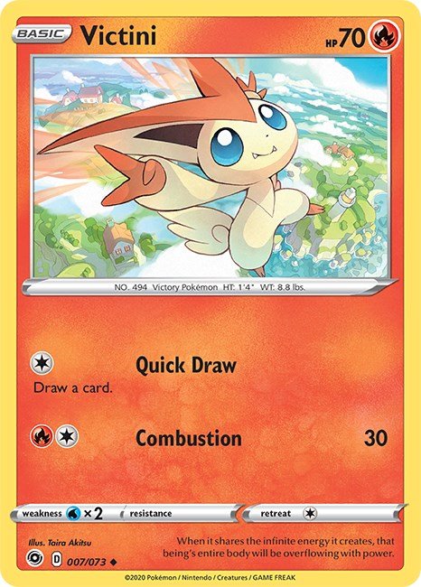 Pokemon Victini 07/73 Champion's Path Normal - EternaCards