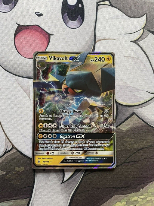 Pokemon - Vikavolt GX - 45/145 - SM Guardians Rising - Half Art - EternaCards