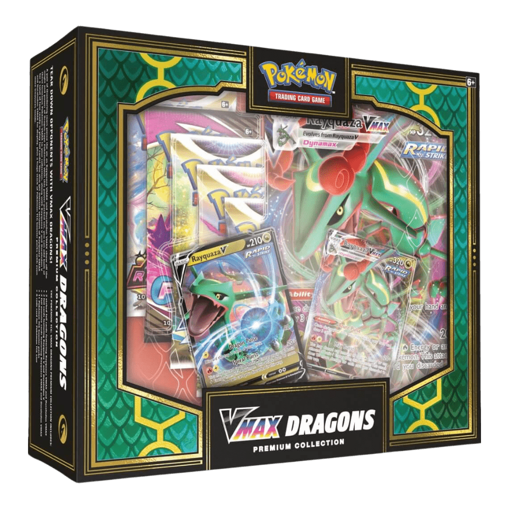 Pokemon VMAX Dragons Premium Collection - Rayquaza/Duraludon EternaCards Pokemon VMAX Dragons Premium Collection - Rayquaza/Duraludon EternaCards