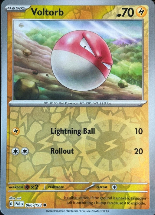 Pokemon Voltorb 066/193 SV02: Paldea Evolved Normal - Eterna Cards
