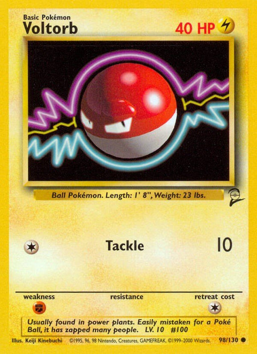 Pokemon Voltorb 098/130 Base Set 2 Normal - Eterna Cards
