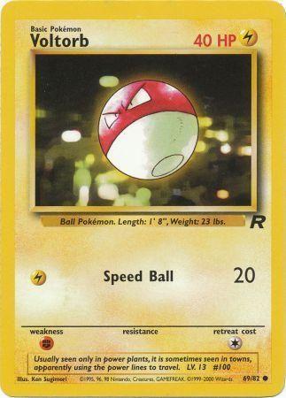 Pokemon Voltorb 69/82 Team Rocket Unlimited - Eterna Cards