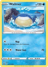 Pokemon Wailmer 031/159 SWSH: Crown Zenith Normal - EternaCards