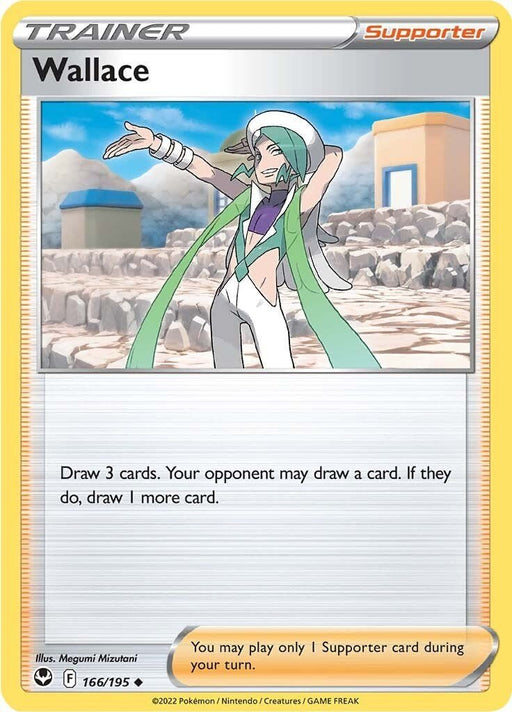 Pokemon Wallace 166/195 SWSH12: Silver Tempest Reverse Holo - EternaCards