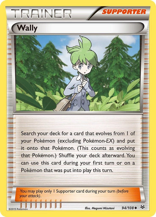 Pokemon Wally 94/108 XY - Roaring Skies Reverse Holo - EternaCards