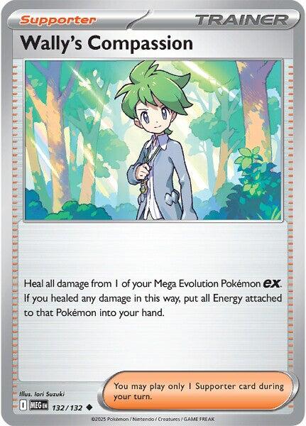 Pokemon Wally's Compassion - 132/132 132/132 ME01: Mega Evolution Reverse Holo - EternaCards
