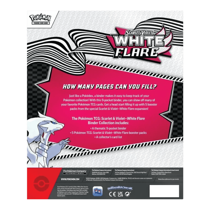 Pokemon White Flare Binder Collection (Reshiram) - EternaCards