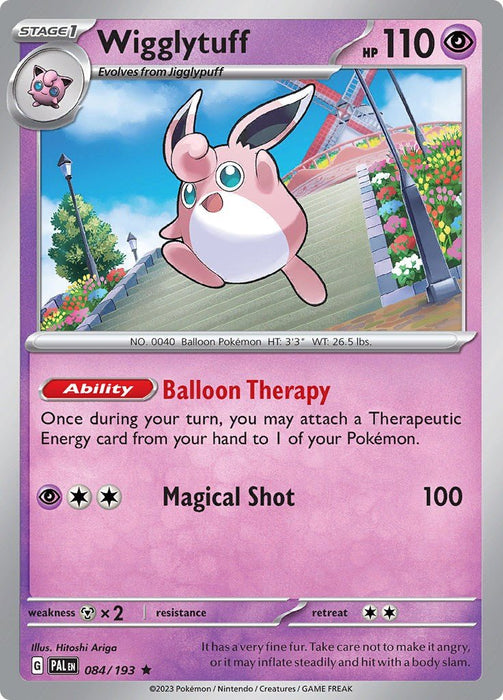 Pokemon Wigglytuff 084/193 SV02: Paldea Evolved Holo - EternaCards
