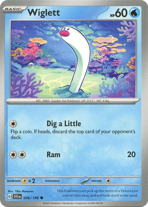 Pokemon Wiglett - 056/198 056/198 SV01: Scarlet & Violet Base Set Normal - EternaCards