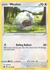 Pokemon Wooloo 121/159 SWSH: Crown Zenith Normal - EternaCards